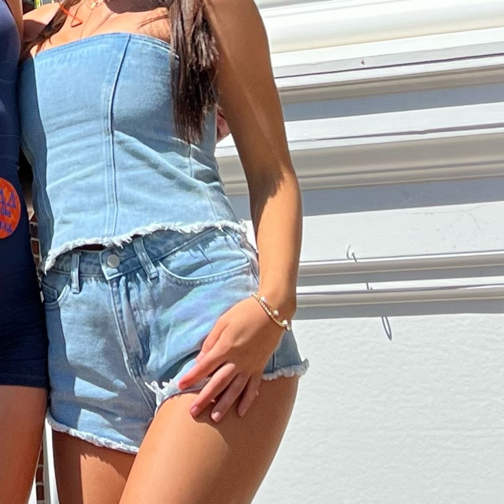 Revolve superdown jean shorts